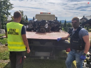  Odzyskane części pochodzące z aut skradzionych w Europie